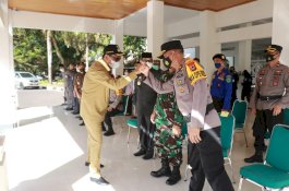 Bupati Barru Cek Kesiapan Personel Pos Penyekatan Larangan Mudik