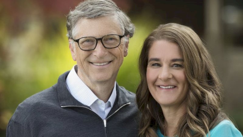 Foto Bill and Melinda Gates pada 2017 di Seattle, AS.(Gates Archives/People.com)