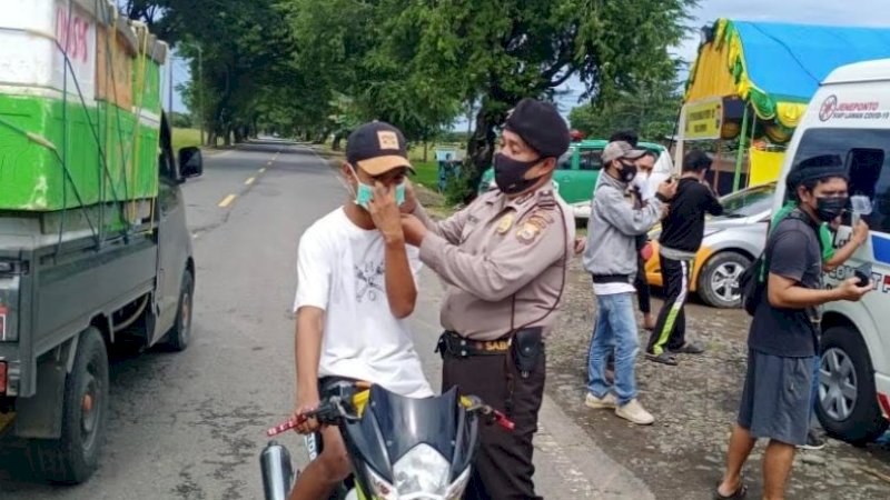 Umumnya Mengaku Warga Lokal, Pelintas Lolos di Perbatasan Jeneponto-Takalar