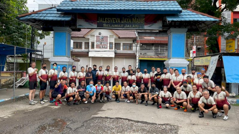 MCC Gowes Sambil Halalbihalal, Diakhiri Santapan Opor Ayam