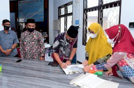 Baso Akhmad Serahkan Jabatan Kepala Dinas Kominfo Palopo ke Baso Sulaiman