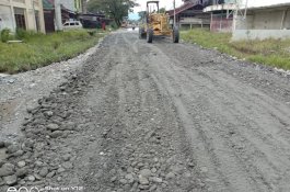 Ruas Jalan Kota Masamba Mulai Dibenahi, Warga tak Perlu Khawatir saat Hujan