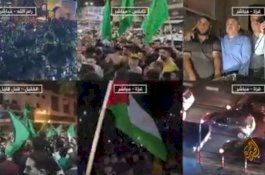 Warga Palestina Turun ke Jalan Rayakan Gencatan Senjata, Hamas: Rudal Masih Cukup untuk Beberapa Bulan