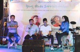 Hadir di Hajatan KNPI, Legislator Jeneponto Puji Kiper PSM sebagai Role Model Pemuda