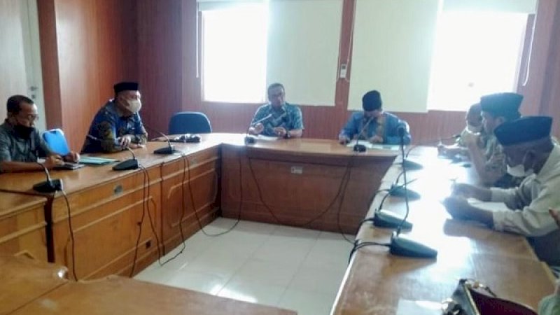 Kunjungan kerja Komisi II DPRD Wajo ke Kantor Dinas Kelautan dan Perikanan (DKP) Provinsi Sulawesi Selatan, Kamis (27/5/2021).