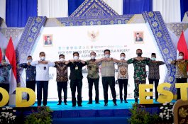 Mentan Syahrul Yasin Limpo Resmikan Kick Off Food Estate Sumsel di Ogan Ilir