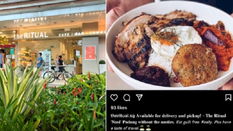 Nasi Padang hasil kreasi The Ritual. (FOTO: INSTAGRAM)