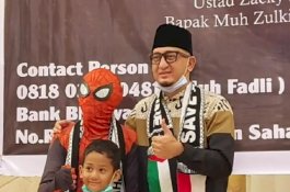 Ahmad Razak Pakai Kostum Spiderman Galang Dana untuk Palestina: Jalan Kaki 181 Kilometer, Terkumpul Belasan Juta
