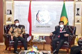 Temui Mentan SYL, Bupati Bulukumba Bahas Program Peningkatan Produksi Hingga Ekspor