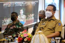 Ikuti Pengarahan Presiden, Plt Gubernur Sulsel: Kita Genjot Pertumbuhan Ekonomi dan Menekan Covid-19