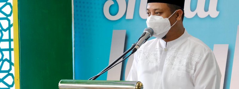 Plt Gubernur Sulsel Salat Idulfitri di Rumah Jabatan Bersama Keluarga
