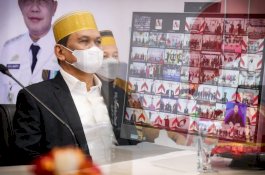Bupati Barru dan Forkopimda Ikut Peringatan Hari Lahir Pancasila Secara Virtual