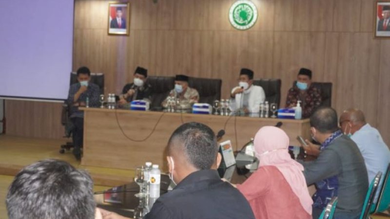 Pertemuan berlangsung di Kantor MUI Pusat di Menteng, Jakarta Pusat, Kamis (3/6/2021).