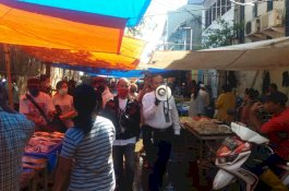 Cegah Klaster Baru Covid 19, PD Pasar Makassar Tingkatkan Penerapan Prokes di Pasar Tradisonal