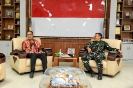 Wali Kota Makassar Silaturahmi dengan Pangdam XIV Hasanuddin dan Bahas Satgas Covid Hunter