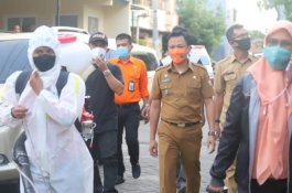 Salah Seorang Warga di Jalan Kijang Terpapar Covid-19, Satgas Hunter Makassar Sterilkan Lokasi