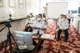 Sekprov Sulsel Hadiri Sosialisasi MCP Terkait Perizinan dan Manajemen Aset Daerah