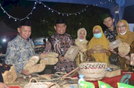 Kerajinan Eceng Gondok Jadi Perhatian di Acara STQH Sidrap
