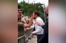 Inilah Pria yang Tampar Presiden Prancis Emmanuel Macron, Rumahnya Digeledah Ditemukan Senjata