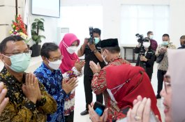 Wabup Gowa Lepas Sambut Kepala BPK Sulsel