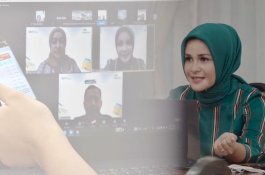 Ketua PKK Gowa Berbagi Tips Rencana Pendidikan Anak di Webinar Parenting