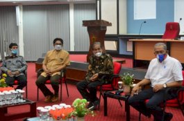 Bahas Program Penelitian, Bupati Sidrap Bertemu Ketua LP2M Unhas