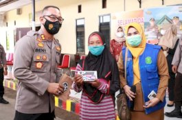 Di Polres Takalar, Vaksin Gratis Bisa Dapat Hadiah Handphone