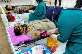 Donor Darah Hari Bhayangkara, Polres Wajo Kumpulkan 51 Kantong