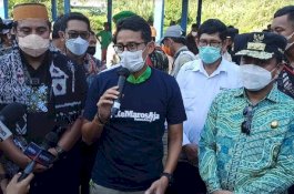Sandiaga Terpukau Keindahan Rammang-Rammang di Maros, tetapi ... Masih Harus Dibenahi