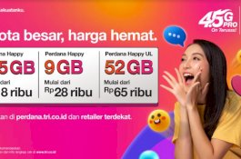 3 Indonesia Hadirkan Perdana Happy, Kuota Besar Harga Hemat