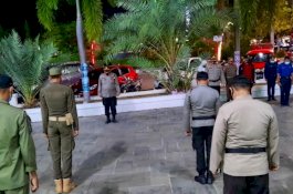 Malam-Malam, Polres Wajo Operasi Yustisi Protokol Kesehatan Dalam Kota Sengkang