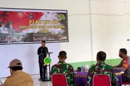 Berdayakan Masyarakat Desa, Bupati Enrekang Puji Hasil Karya Bakti Kodim 1419
