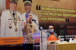 Buka Pembinaan Budaya Kerja Pemkot Parepare, Ini Pesan Taufan Pawe
