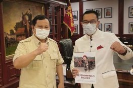 Prabowo Subianto Bertemu Ridwan Kamil, Netizen: Bismillah 2024