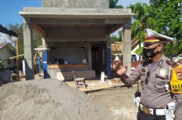 Tingkatkan Pelayanan, Pos 700 Satlantas Polres Barru Direnovasi