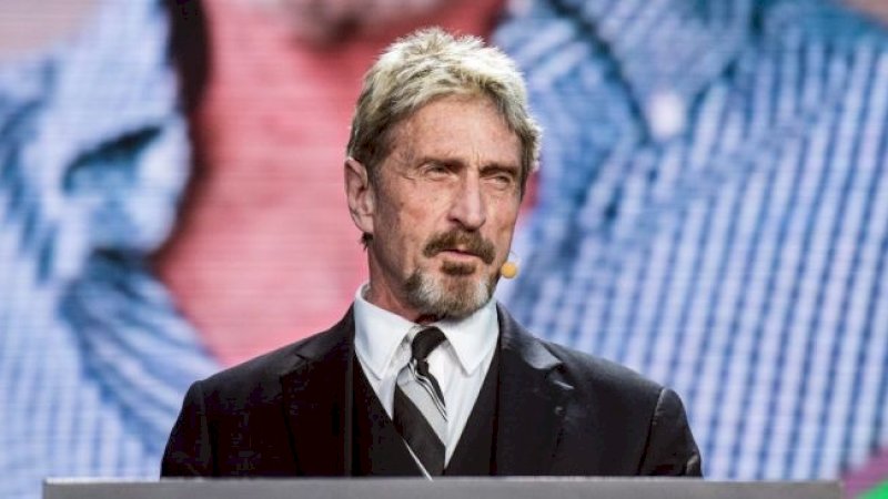 Pendiri antivirus McAfee, John McAfee. [Fred Dufour/AFP]