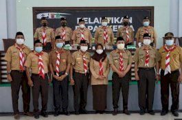 Pengurus Mabincab dan Kwarcab Pramuka Sidrap Dikukuhkan, Ini Susunannya