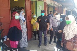 Sigap, Tim Covid Hunter Bontoala Tangani Pasutri yang Terkonfirmasi Positif Covid-19
