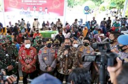 Polda Sulsel Gelar Vaksinasi Massal Covid-19 Gratis, Dukung Program Sejuta Sehari