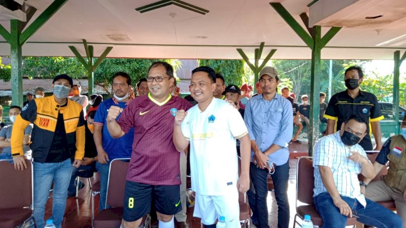 Main Bola Lawan Bupati Bantaeng, Danny Pomanto Cetak Hat-trick