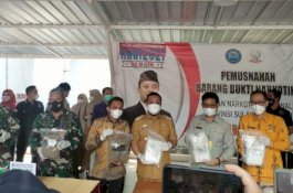 Amankan 118 Kg Narkoba Selama Setahun, BNNP Sulsel Selamatkan 520 Ribu Jiwa
