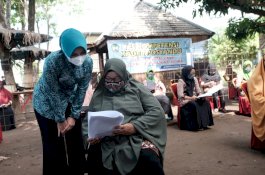 Ketua TP PKK Gowa Tinjau Tes Kompetensi Kader Posyandu