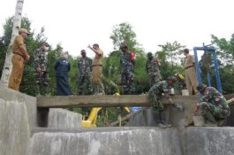 Hari Ke-14 TMMD Koltim, Ketua Tim Wasev Mabesad: Pengerjaan Fisik di Atas 70 Persen