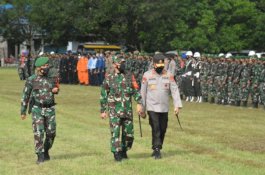 Pangdam XIV Hasanuddin Pimpin Apel Gelar Pasukan Jelang Kunjungan Kerja Jokowi ke Sultra