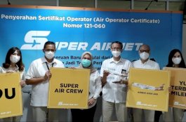 Super Air Jet Kini Kantongi Sertifikat AOC, Siap Mengudara dengan Rute Domestik