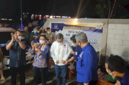 Rusdi Masse Kukuhkan Paris Yasir sebagai Ketua NasDem Jeneponto Malam-Malam Tanpa SK Kepengurusan