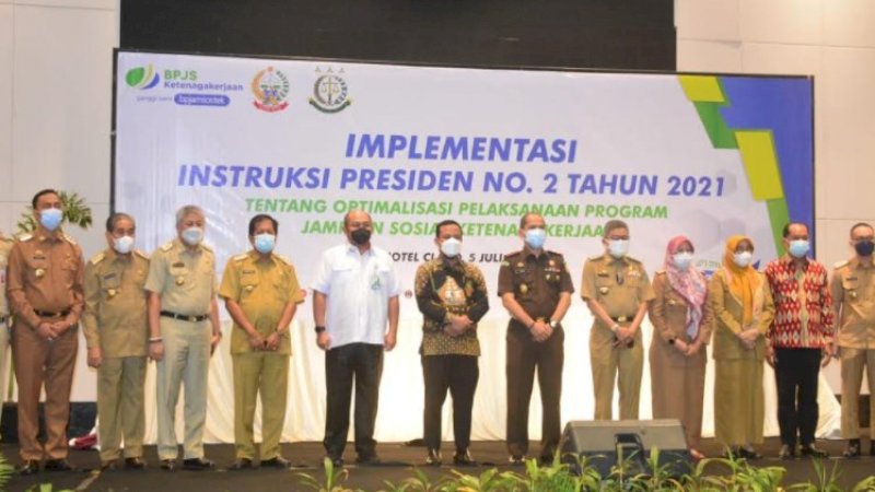 Bupati Sidrap Hadiri Sosialisasi Optimalisasi Program Jamsostek