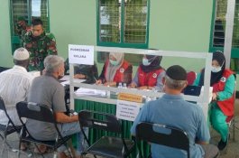 Satgas TMMD Kolaka Timur Sosialisasi Vaksinasi COVID-19 ke Warga Desa Aere