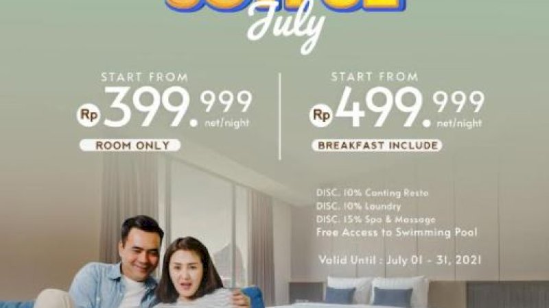 July Staycation di Teraskita Hotel Makassar, Yuk, Cek Promonya!