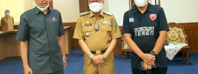 Di Depan CEO PSM Makassar, Taufan Pawe Nyatakan Dukungan ke Tim Pra Porprov Parepare